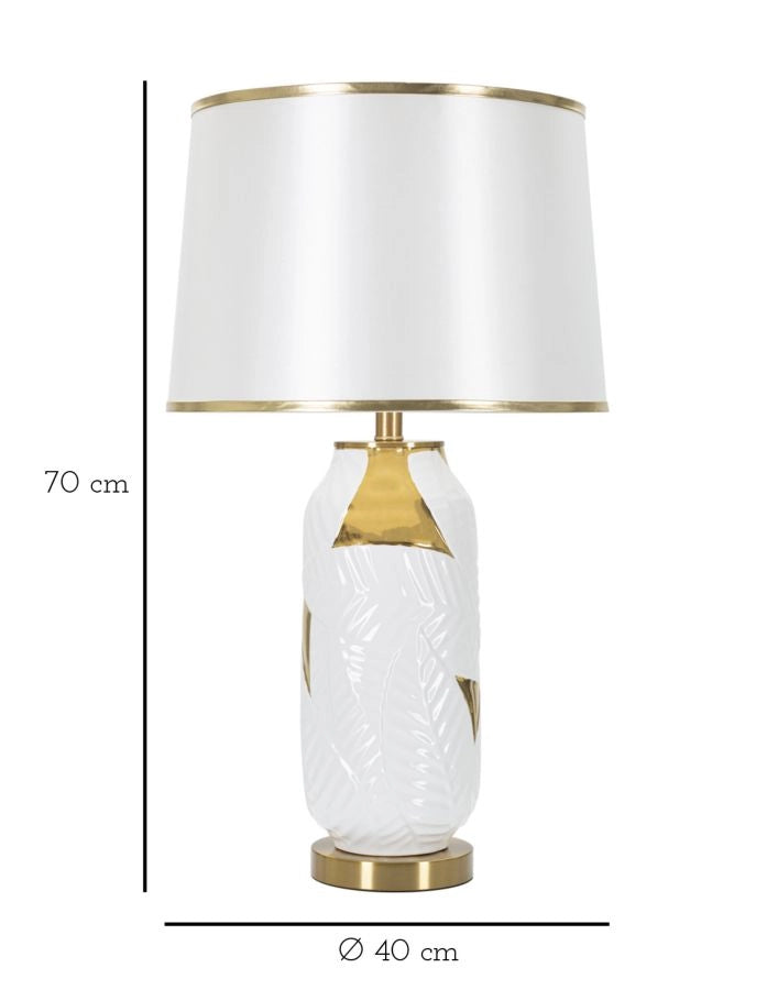 LAMPADA DA TAVOLO CERAMIC CM Ø 40X70