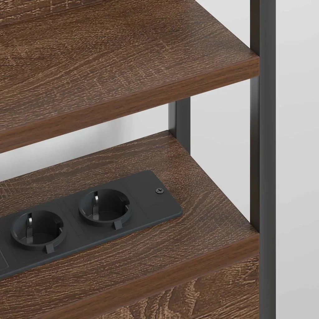 Testiera | Testata contenitore Rovere marrone Legno multistrato