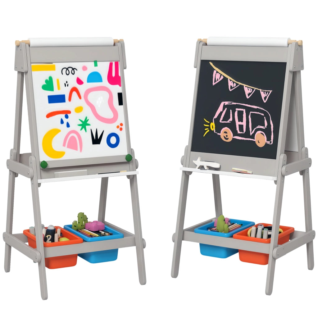 Cavalletto per Bambini 3-in-1 ¨C zephmum ¨C Bianco