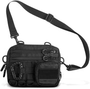 Borsa tattica compatta - versatile e stile - nero