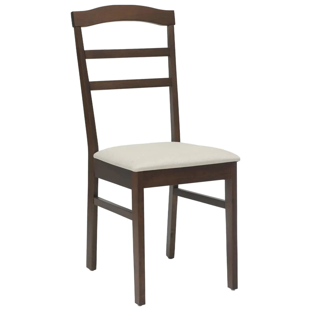 Sedia da pranzo 2 pcs Marrone chiaro e chiaro