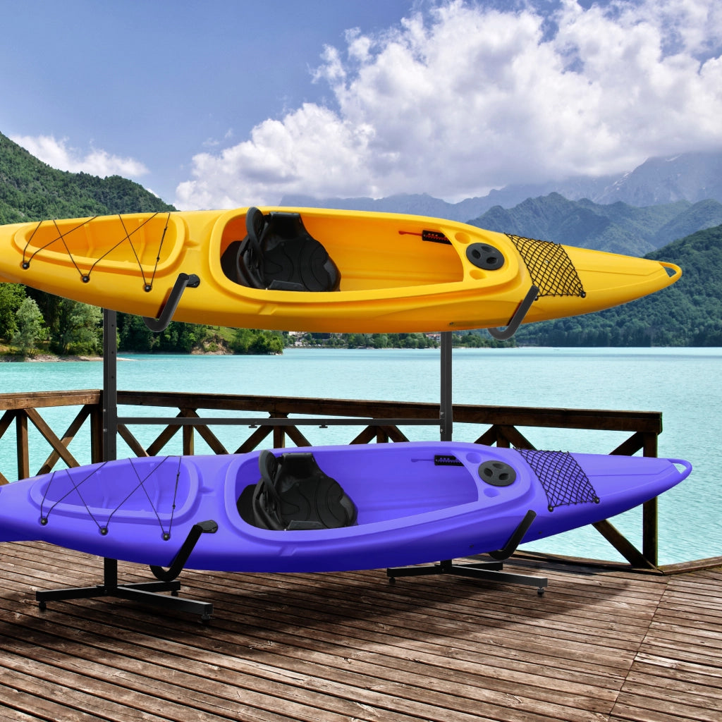 Supporto per Kayak e Paddleboard ¨C Zephmum ¨C Metallico, Regolabile 144-180 cm