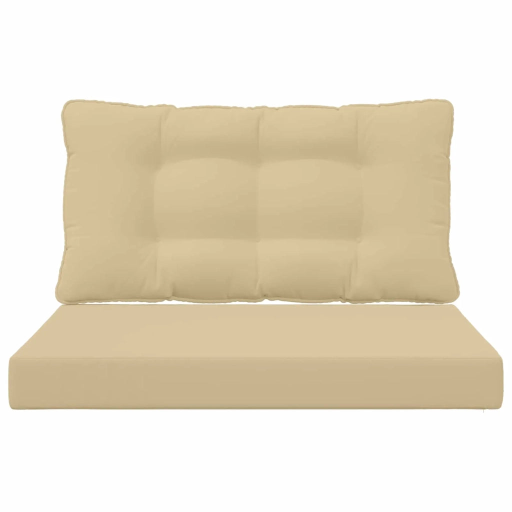 Cuscino per divano da esterno 2 pcs Beige Poliestere 900900