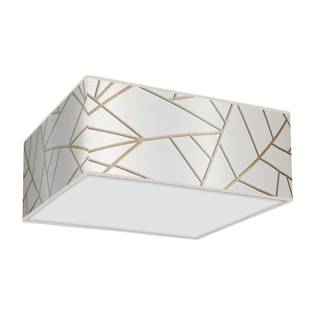 Plafoniera soffitto Milagro Ziggy bianca 50cm 3xE27