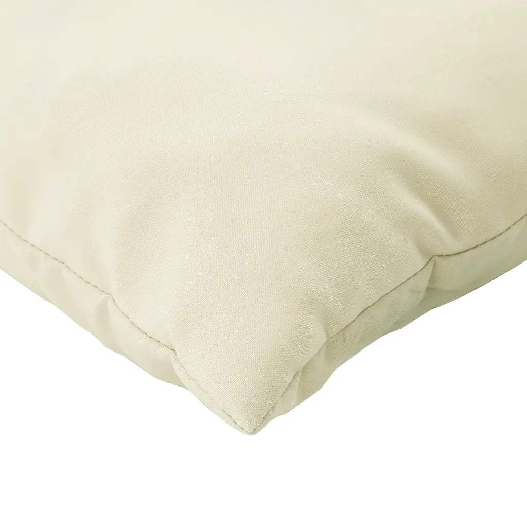 Cuscini per Divano 4 pz Crema 60x60 cm in Tessuto 360405
