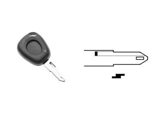 COVER CHIAVI PER AUTO RENAULT NE73ARS1  NE73ARS1  1 bottone    SILCA