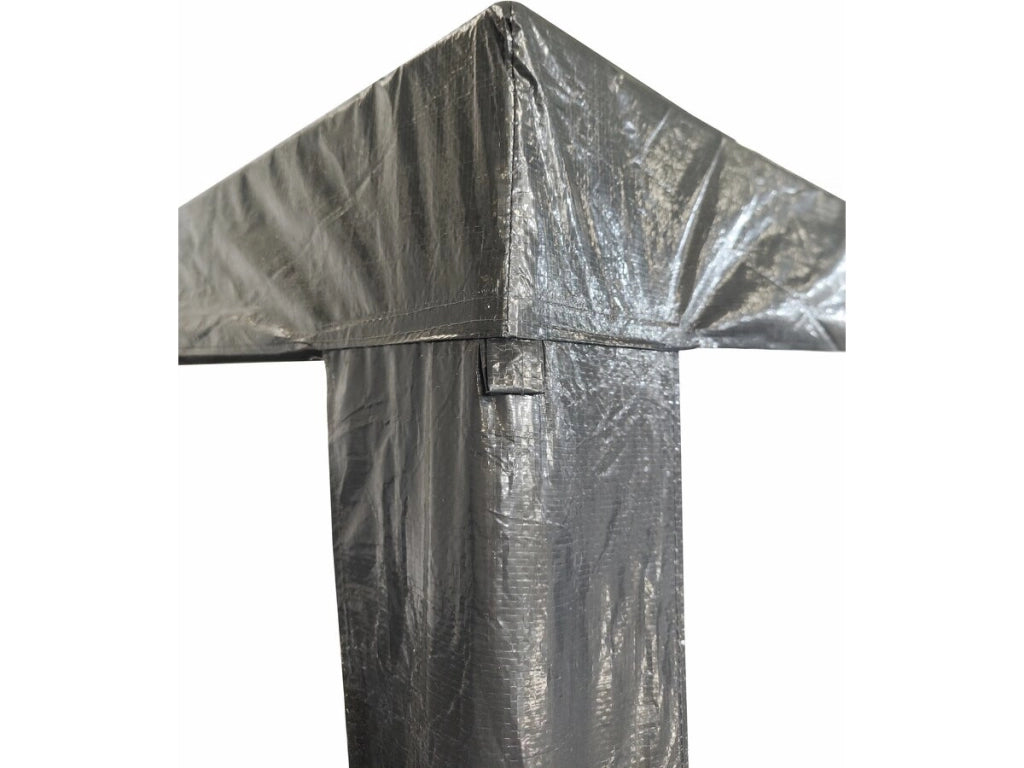 Pergolato da giardino "Natacha 3" - 3 x 3 m - Grigio