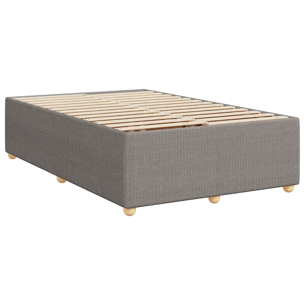 Giroletto a Molle con Materasso Tortora 120x200 cm in Tessuto 3292034