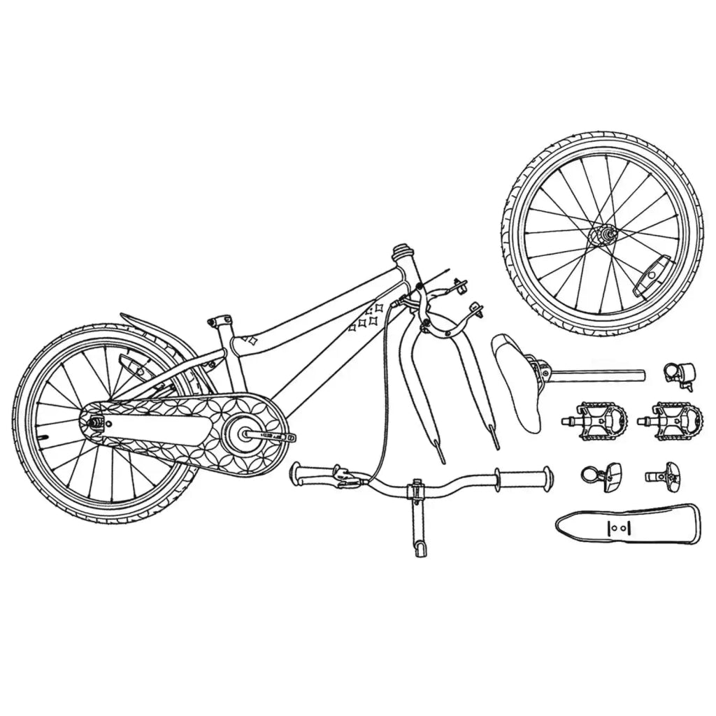 Bicicletta per Bambini 18 Pollici per bambini dai 5 ai 7 anni 42009474
