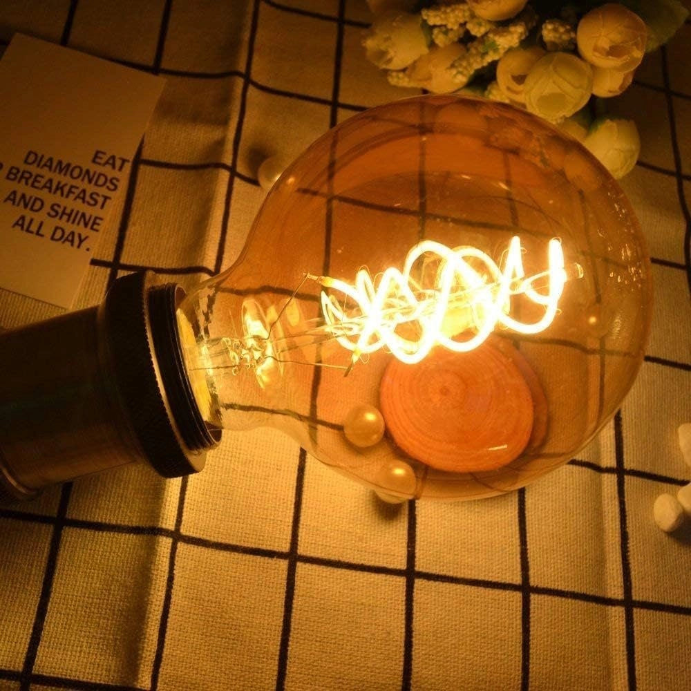 ZMH Bombilla LED  Bombilla Edison 4W G80 Vintage Bullet Bulb