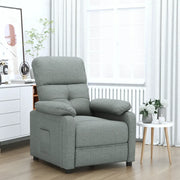 Poltrona Reclinabile in Tessuto Grigio Scuro 348276