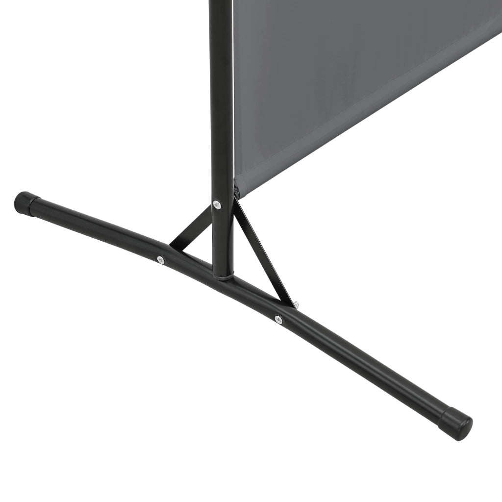 Pannello Divisorio Tarazona Separè per Privacy Separazione Ambienti 176x175 cm Grigo Scuro [en.casa]