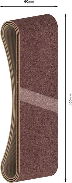 2608606004 - Set di nastri abrasivi da 3 pz. X440 60 x 400 mm, P150, BEST for LEGNO+VERNICE