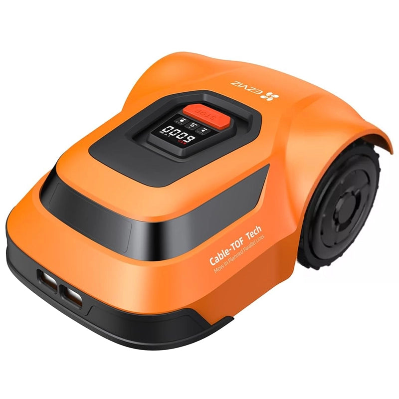 EZVIZ RM600 - ROBOT TAGLIAERBA SMART - TECNOLOGIA DI POSIZIONAMENTO C-TOF - ALTEZZA TAGLIO REGOLABILE - GESTIONE PENDENZA FINO AL 45 PERC. - SENSORE PIOGGIA