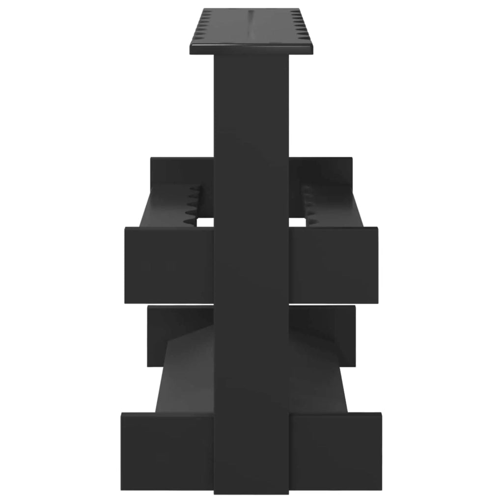 Supporto per stecche da biliardo Legno ingegnerizzato Nero 3429735