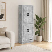 Set di armadi 2 pz Grigio Cemento Legno ingegnerizzato 3416937