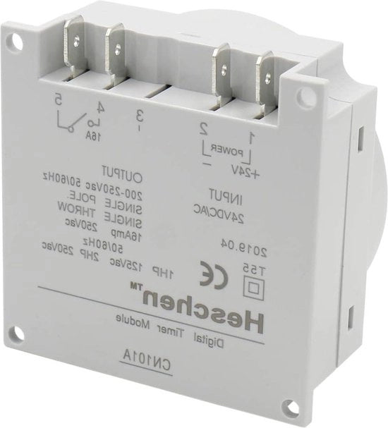 Timer Digitale Programmabile LCD con Interruttore a Relè CN101A 24V DC 16A SPST