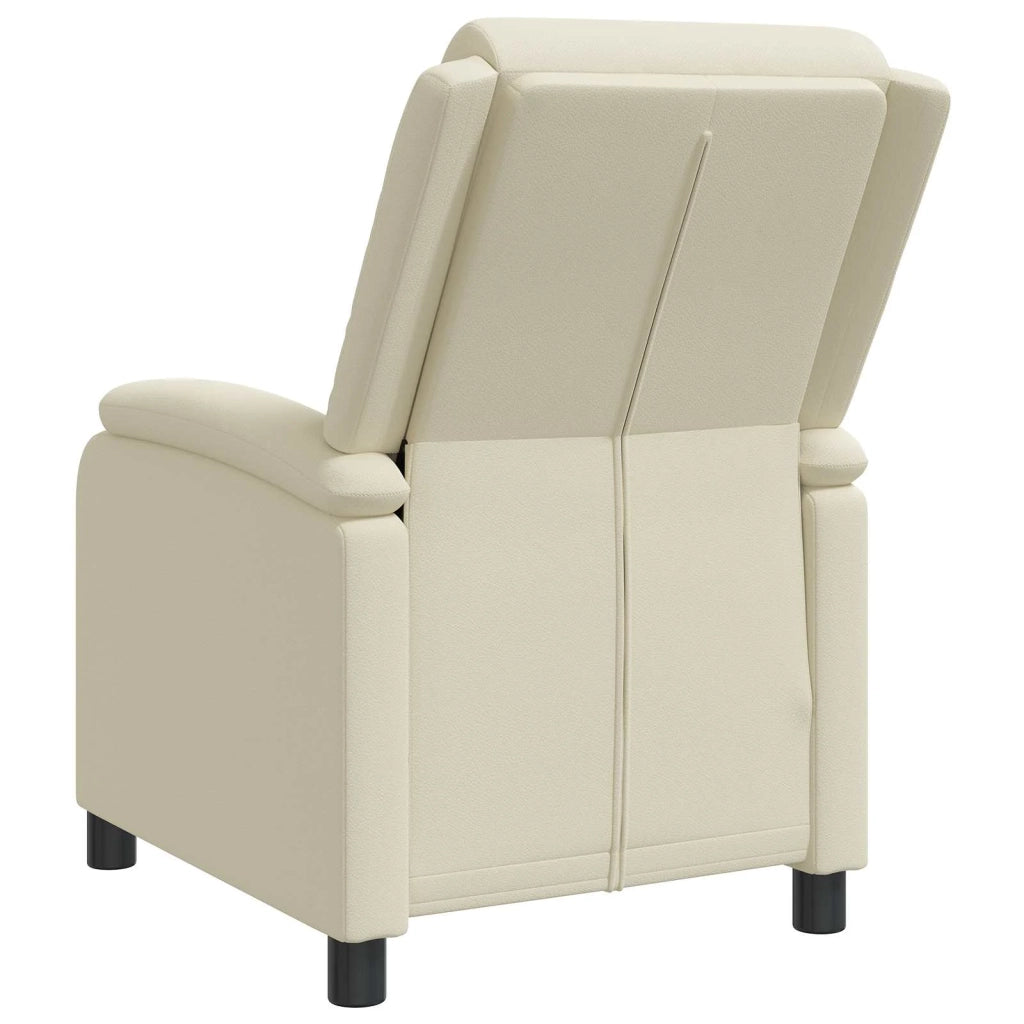 Poltrona reclinabile Crema Similpelle 42034842