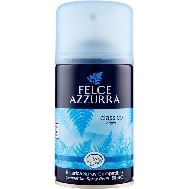 FELCE AZZURRA PROFUMATORE PER AMBIENTE AUTOMATICO RICARICA DA 250 ML FRAGRANZA CLASSICA