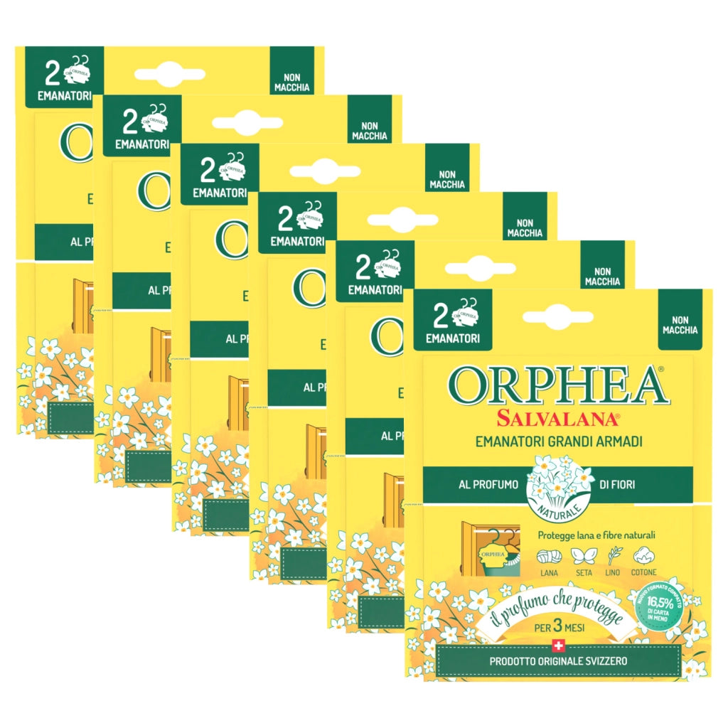 Orphea Salvalana, Emanatori Grandi Armadi, Agisce per 3 Mesi, 6 x 2 Diffusori, Fiori