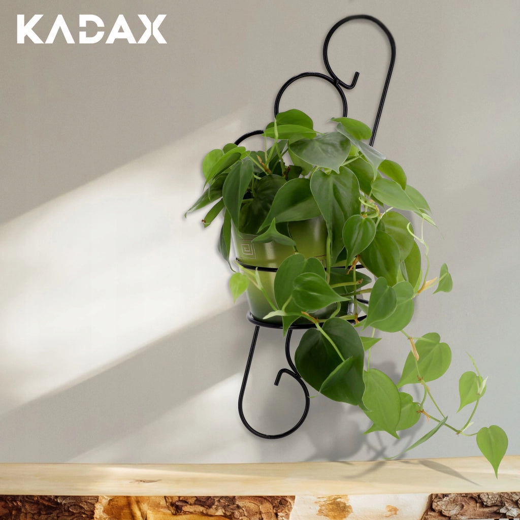 Supporto da parete in metallo KADAX per fiori, piante e vasi.