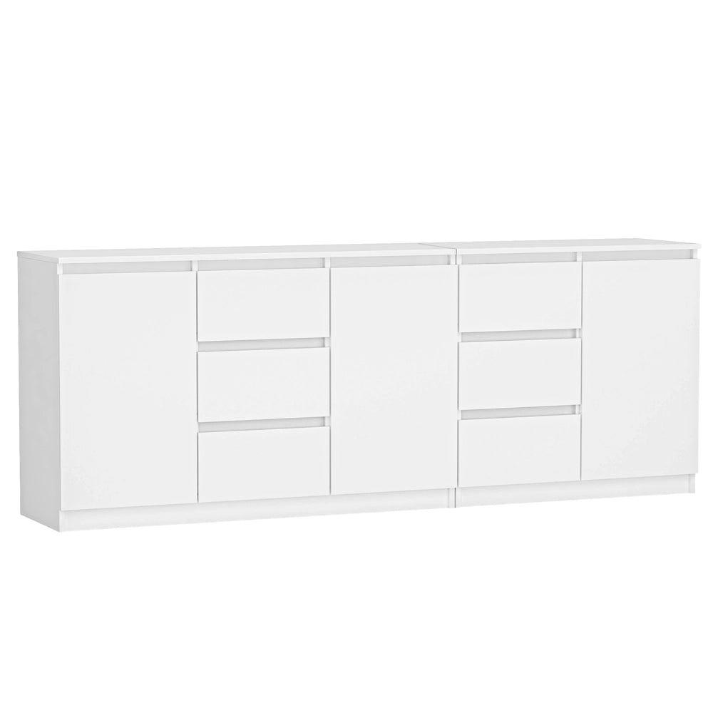 Cassettiera costa 1d3s/2d3s bianco per camera e soggiorno