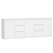 Cassettiera costa 1d3s/2d3s bianco per camera e soggiorno