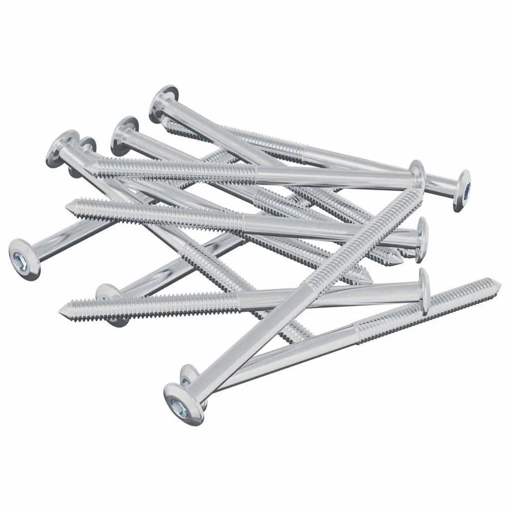 Vite 1200 pcs Argento M6 x 85 mm Acciaio