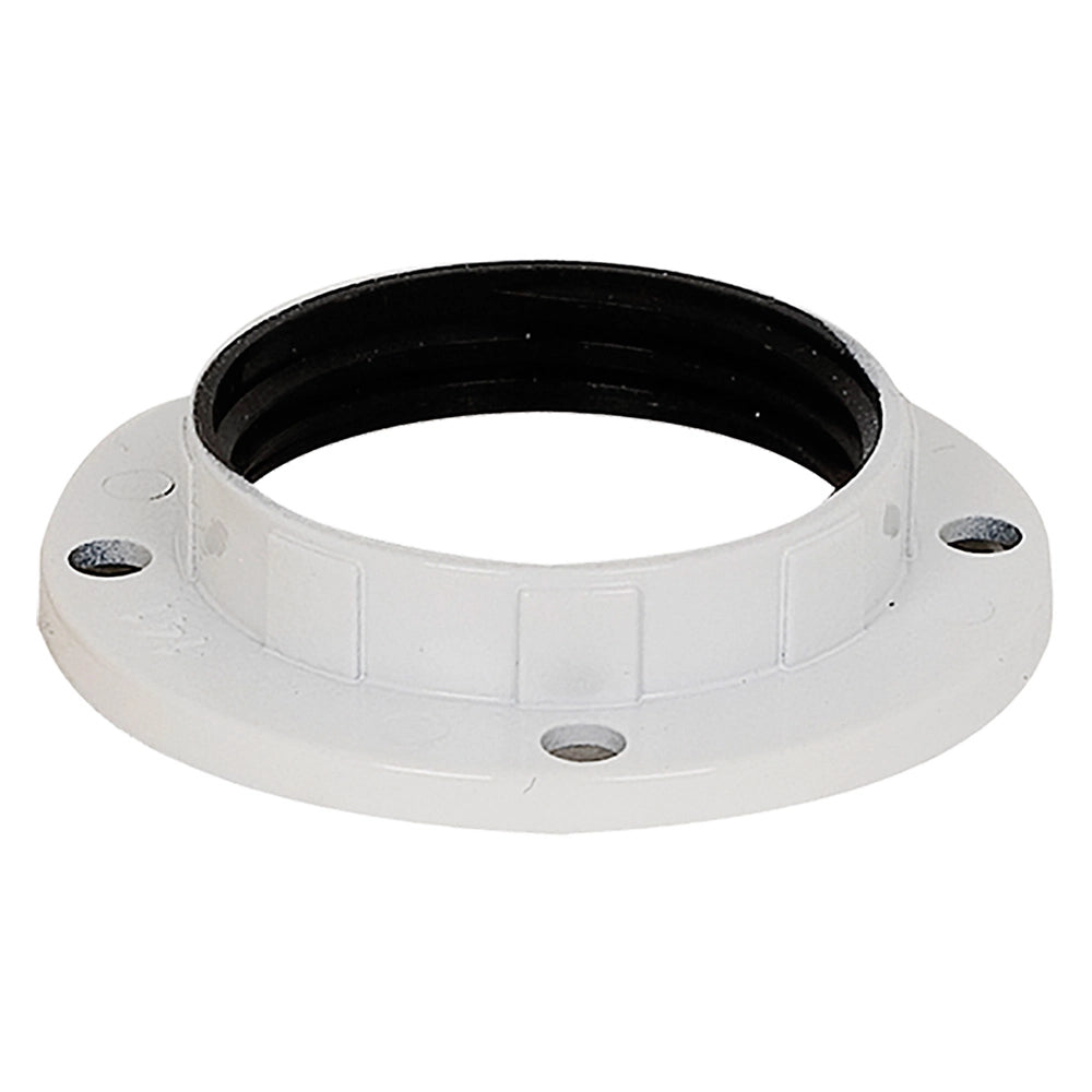 GHIERA PER PORTALAMPADA E14 - Ã? 43 mm. colore bianco