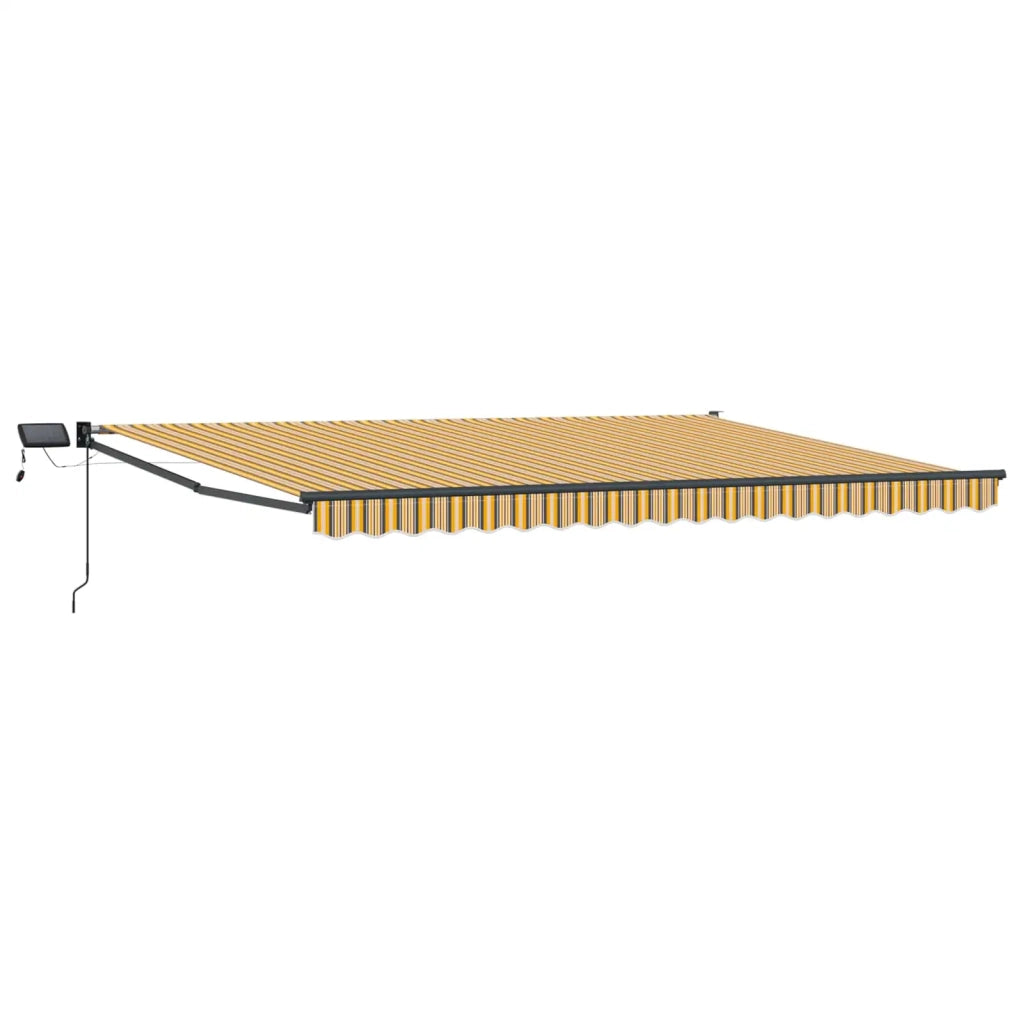 Tenda retrattile manuale con LED 4,5 × 3 m 3419485