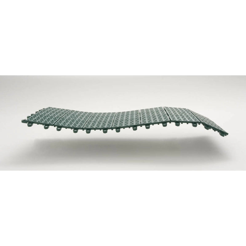 Set da 30 Piastrelle in Plastica Flessibili Drenanti 55,5 x 55,5 cm da Esterno Giardino 9,2 m2 colore: Blu
