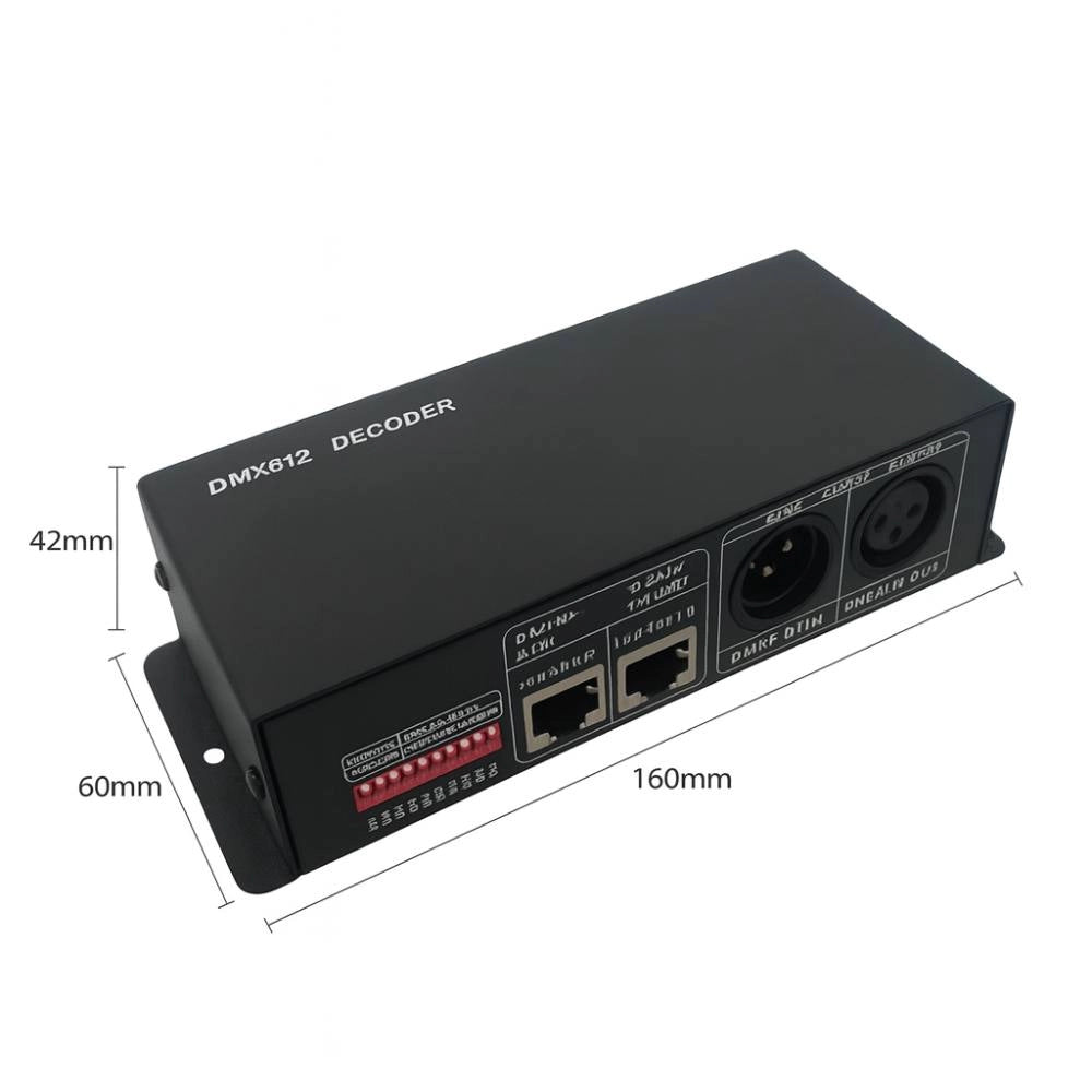 Optonica 6308 decoder dmx512 12a per controllo luci led professionale