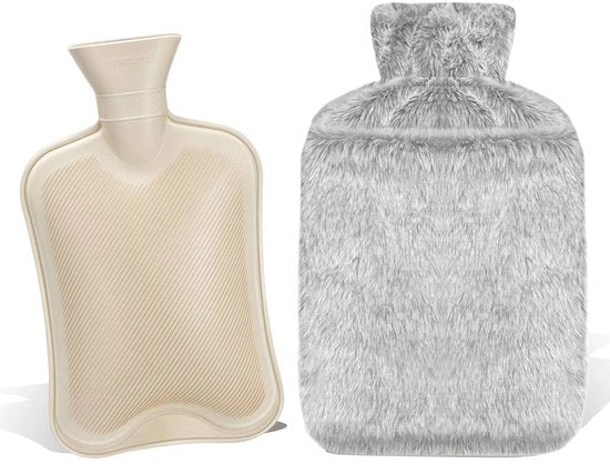 Caldolatte 2L senza valvola - Coperchio morbido - Rimovibile - Lavabile - Gomma naturale - Ideale regalo per uomo/donna - Ciotola