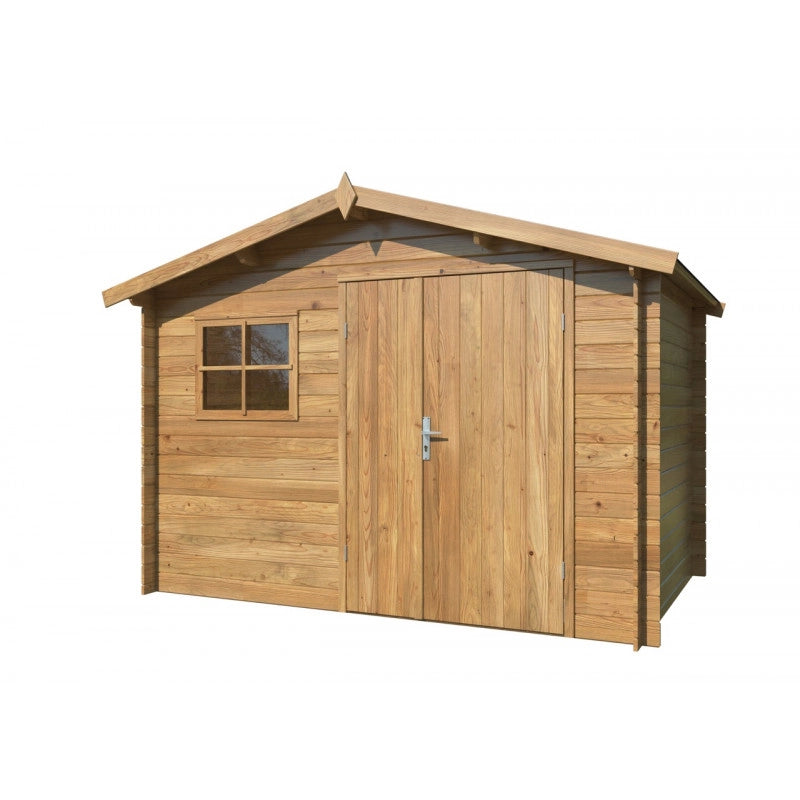 Casetta in legno impregnato 296x200 cm pareti 19 mm con finestra  Esterni da Vivere Pablo 3