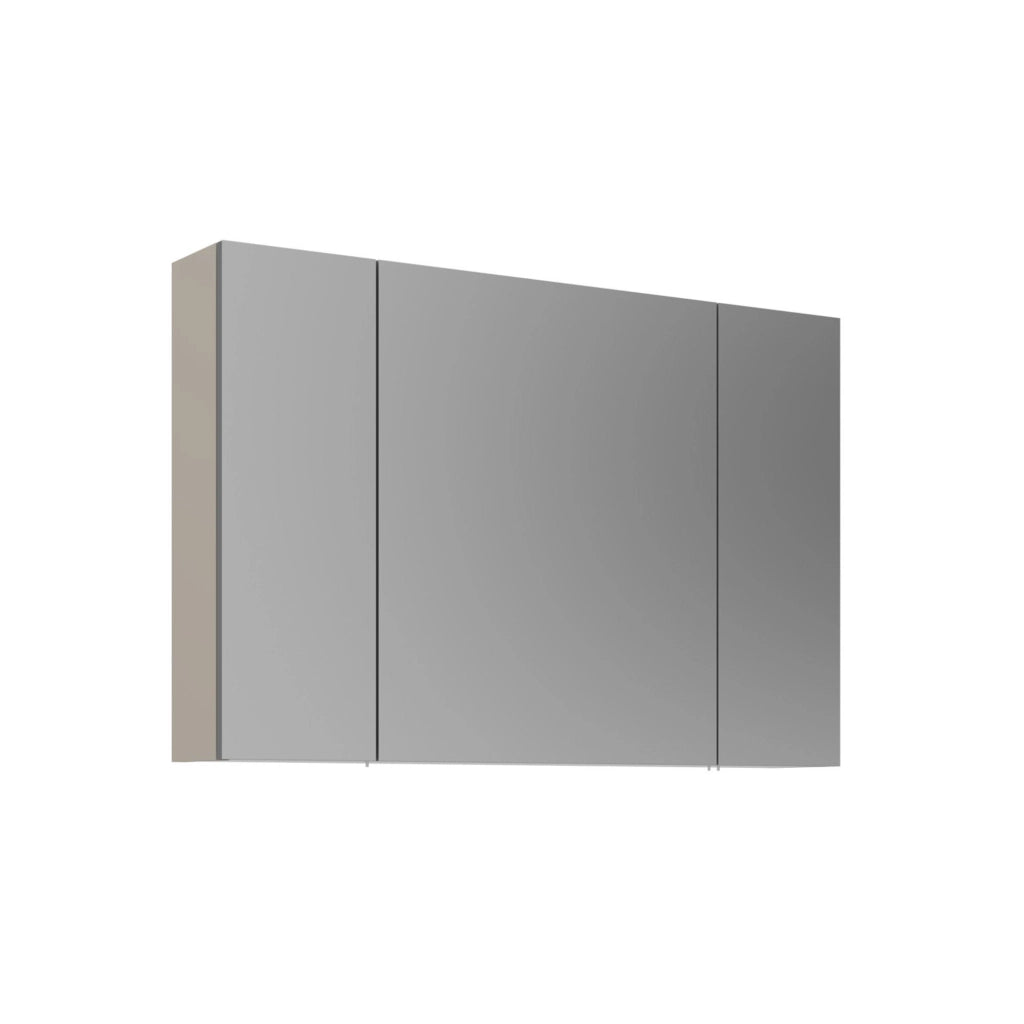 Mobile da bagno con specchio "Desna 100" - 97 x 16 x 66 cm - Sabbia