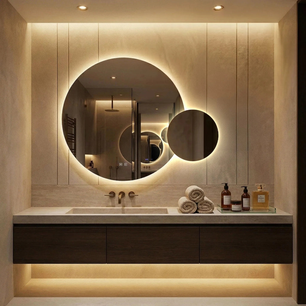 Specchio Led R-8040 80cm + 40cm