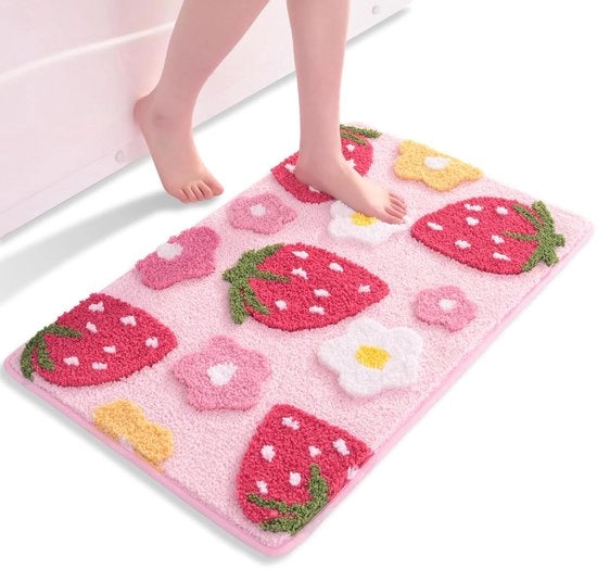 Tappeto da Bagno Antiscivolo - Lavabile, Microfibra morbida - 50 x 80 cm