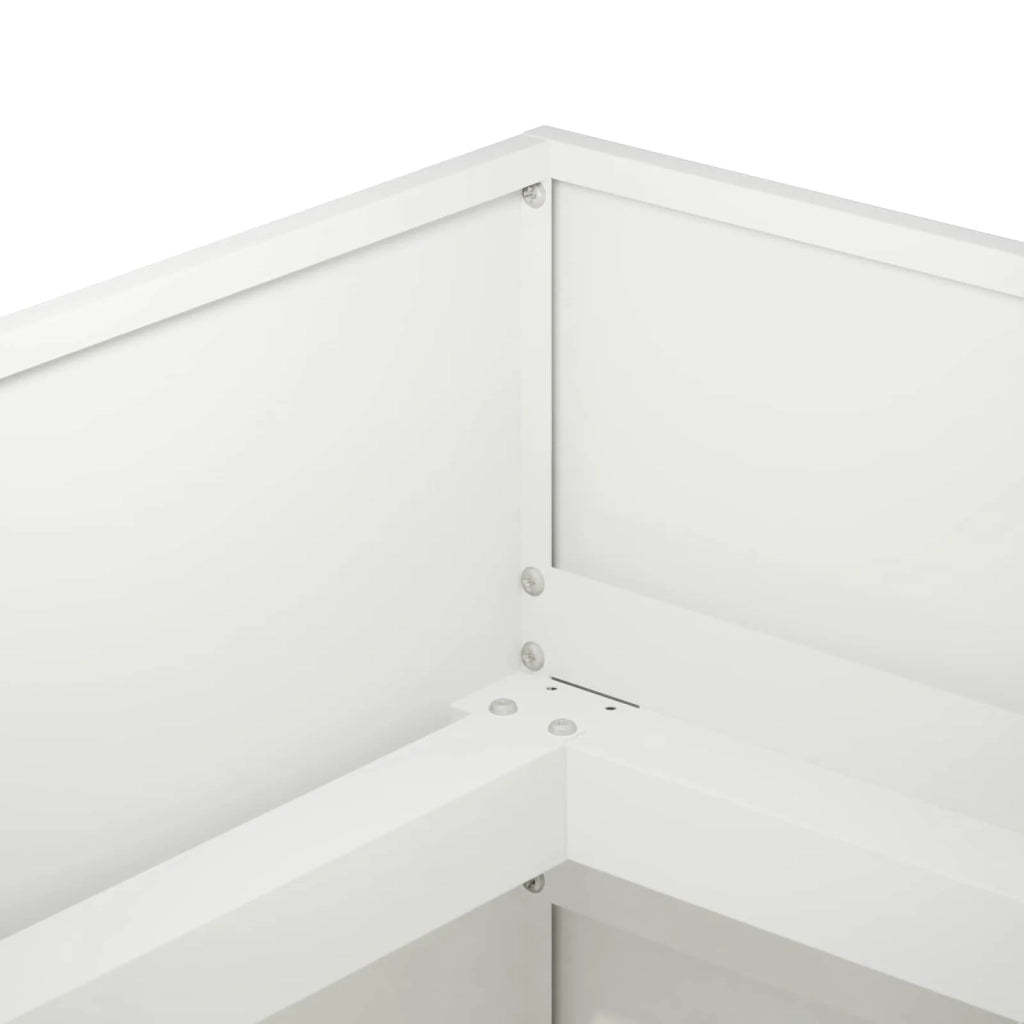 Vaso da giardino Bianco 280 x 80 x 60 cm 3422157