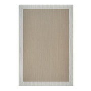 Tappeto vinilico di alta qualità taupe-bianco 160x230