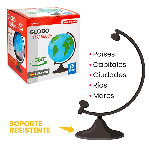 Mappamondo Rotante ¨C zephmum ¨C 30cm