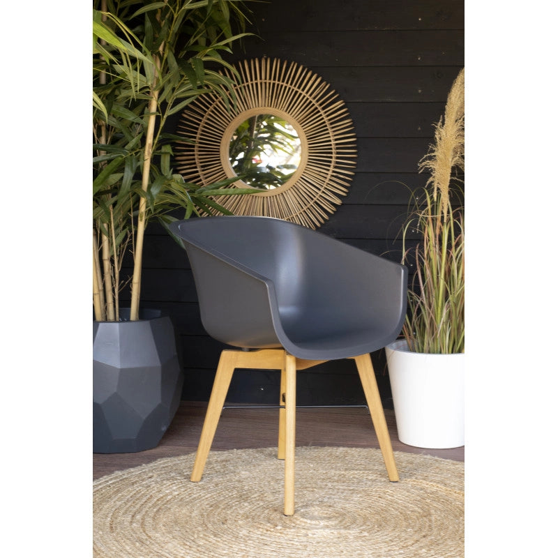 Set di 2 sedie AMALIA Eucalyptus HARTMAN - Antracite