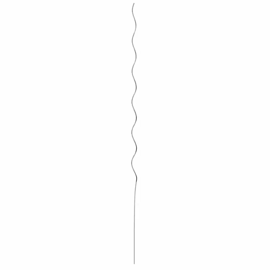 Supporto per piante 5 pcs Argento 150 x 0,6 x 0,6 cm Acciaio 4107051