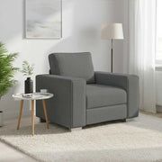 Divano-Sofa-Divanetto Grigio scuro 100 x 77 x 82 cm Tessuto