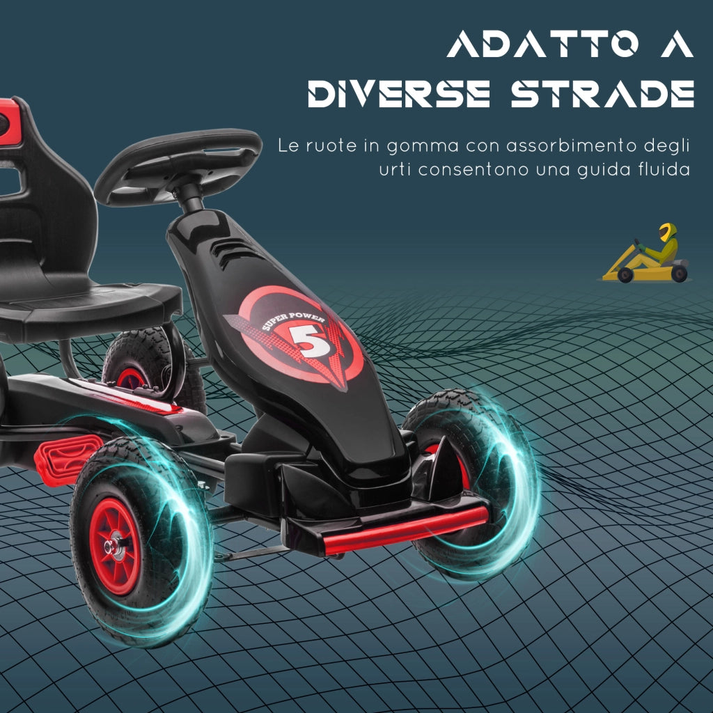 Go Kart a Pedali per Bambini ¨C Minimal ¨C Rosso