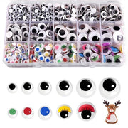 750 pezzi di stuzzo autoadesivi per hobby - diverse misure
