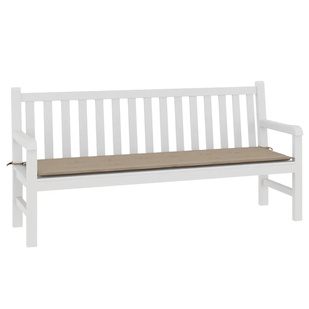 Cuscino per Panca-Cuscini per panchina Tortora 180x50x4 cm in Tessuto Oxford