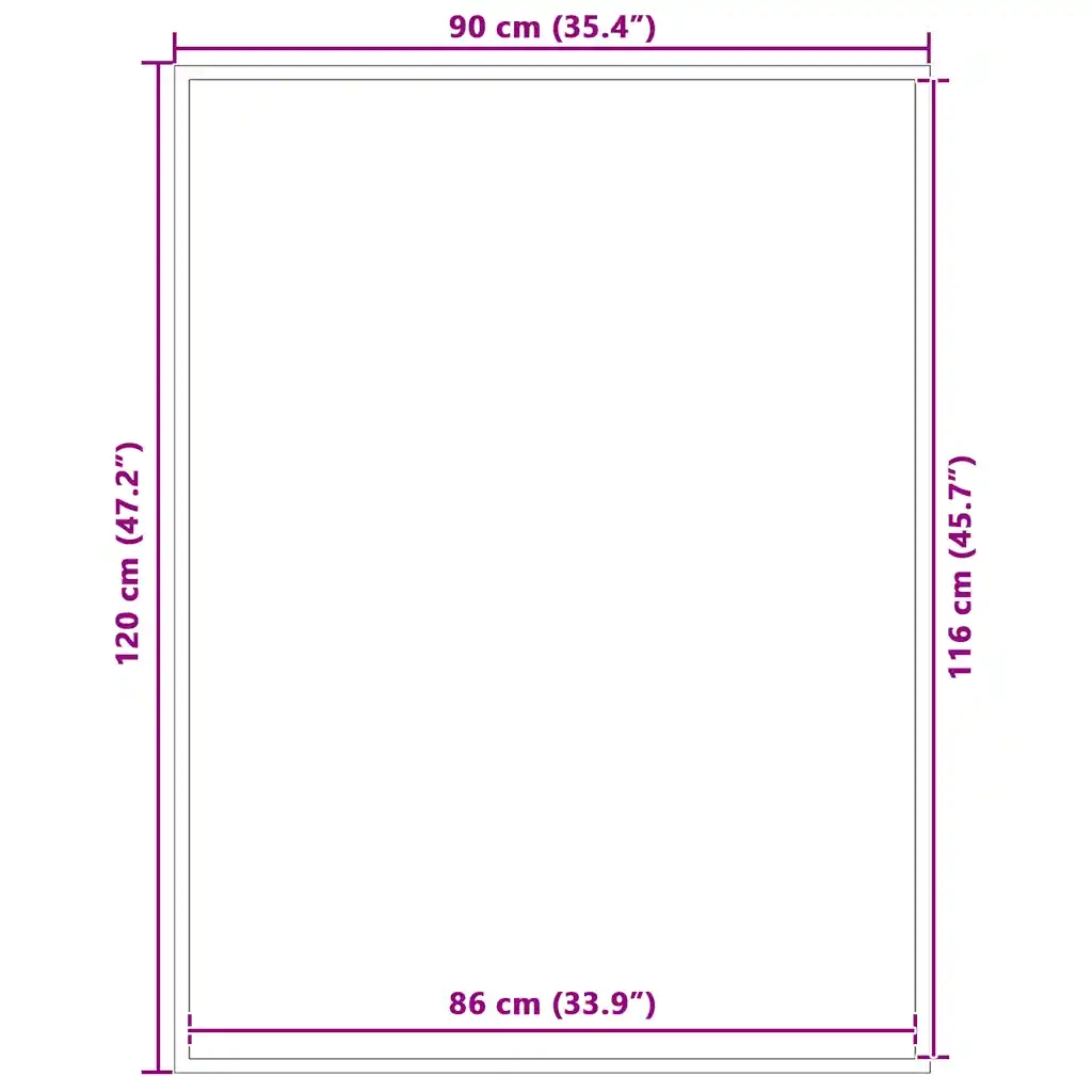 Zerbino | Tappetino Marrone 90x120 cm