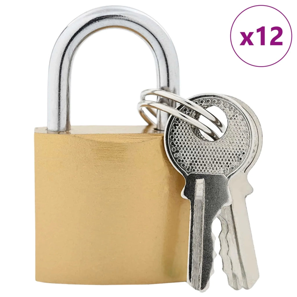 U Lock con Chiavi 12 pcs Ottone Ferro 42021896