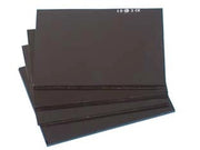 VETRI PER MASCHERE DI PROTEZIONE INATTINICI DIN11- - mm.75x98 - 10 pezzi