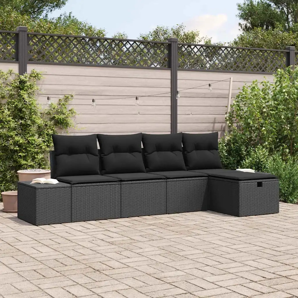 Set di divani con cuscino 6 pcs polyrattan